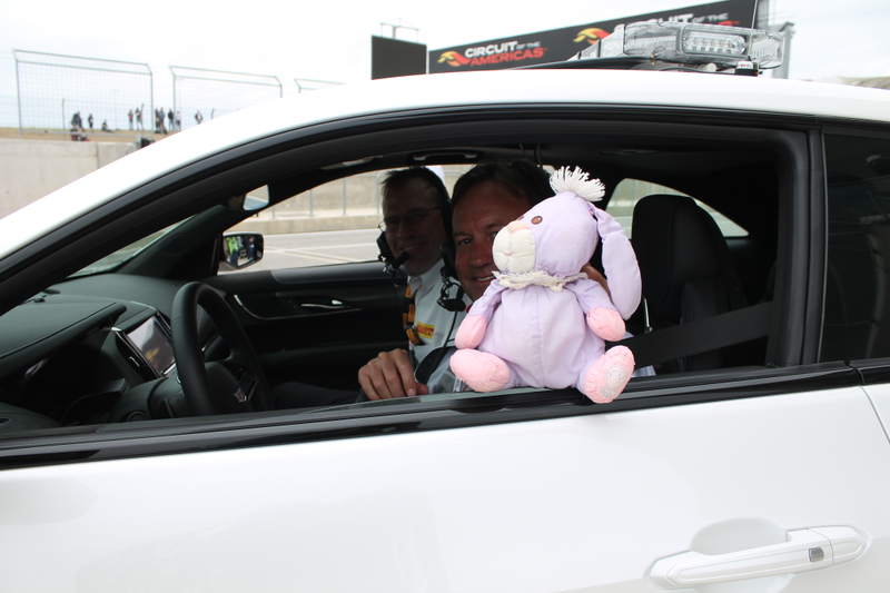 Illustration for article titled Racing Drivers With Easter Bunnies Are The Best Thing Ever